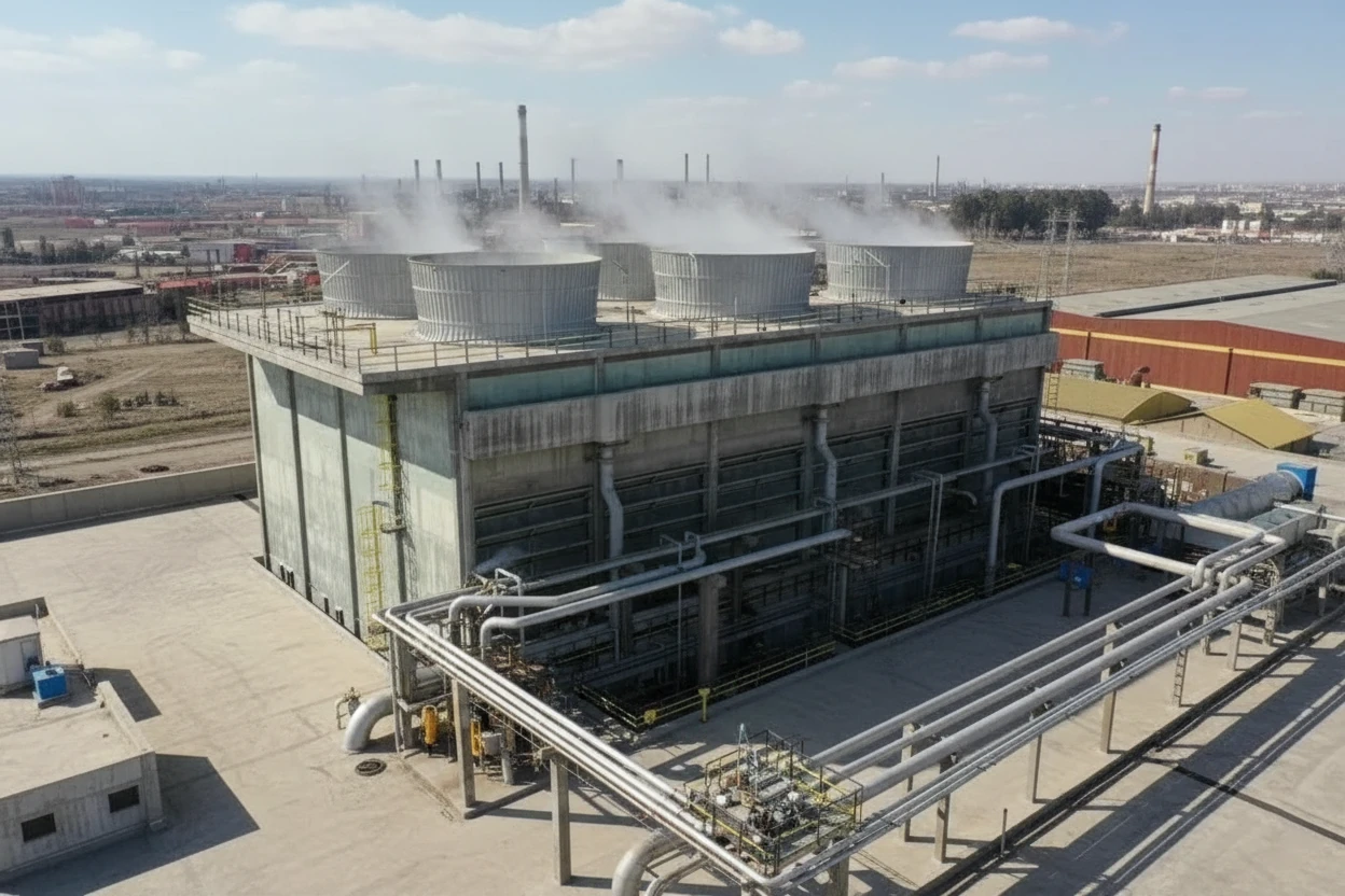 برج خنک کننده بتنی سری W